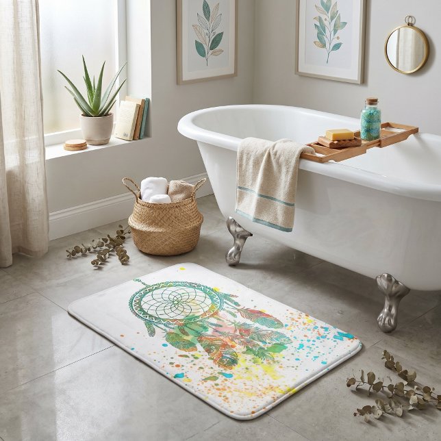 Tapis De Bain Attrape-rêve éclaboussé (Créateur téléchargé)