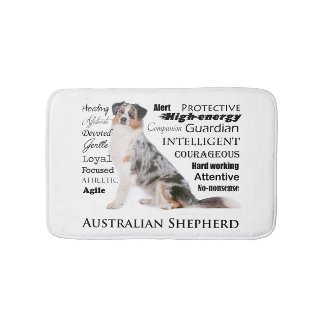 Tapis De Bain Aussie Traits Bain Mat (Devant)