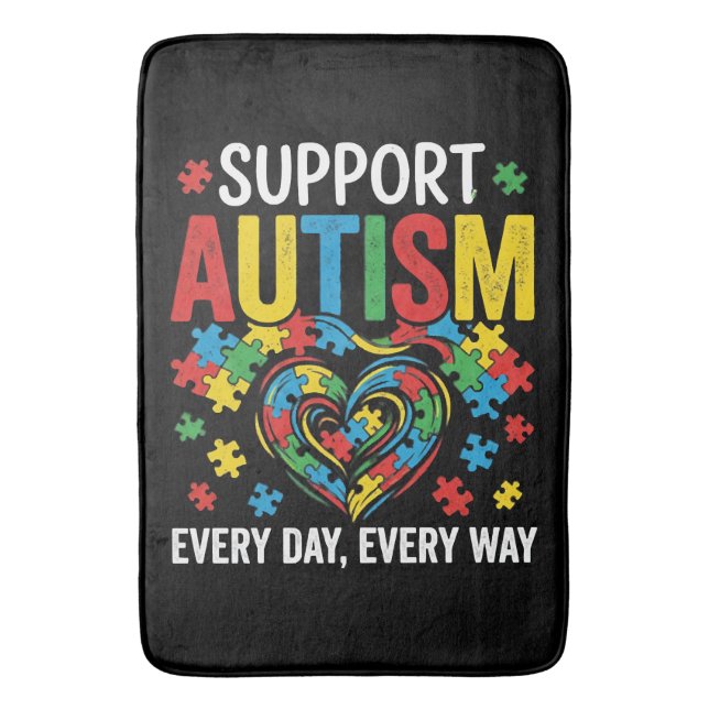 Tapis De Bain Autism awareness (devant Vertical)