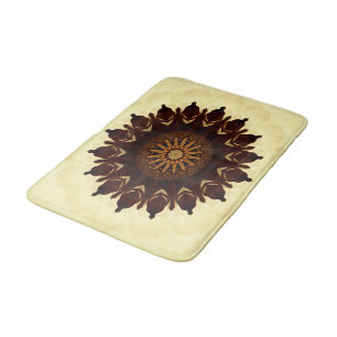 Tapis De Bain Automne Fleur Mandala......