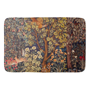 Tapis De Bain AUTUMN FOREST ANIMALS Haricots, faisan, Brown Flor