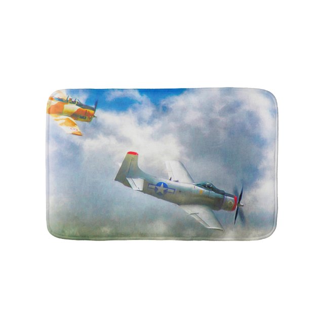Tapis De Bain Avions de la Seconde Guerre mondiale RAIDERS de l' (Devant)