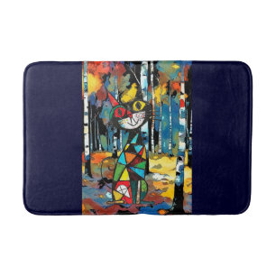 Tapis De Bain Avoir Une Journée Abstraite Kinda