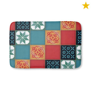 Tapis De Bain Azul Jeux de société Tuiles en carreaux Azulejos E