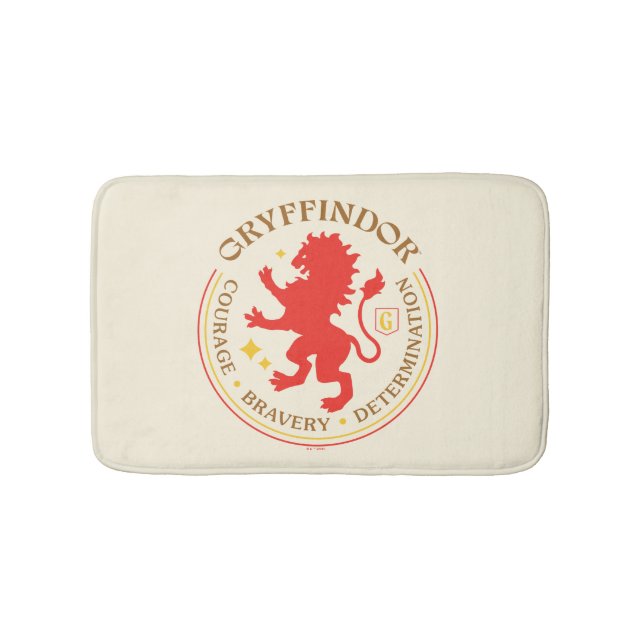 Tapis De Bain Badge de fierté de la maison GRYFFINDOR™ Lion Roug (Devant)