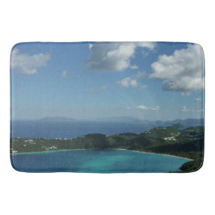 Tapis De Bain Baie de Magens, scene de l'île St Thomas Beautiful