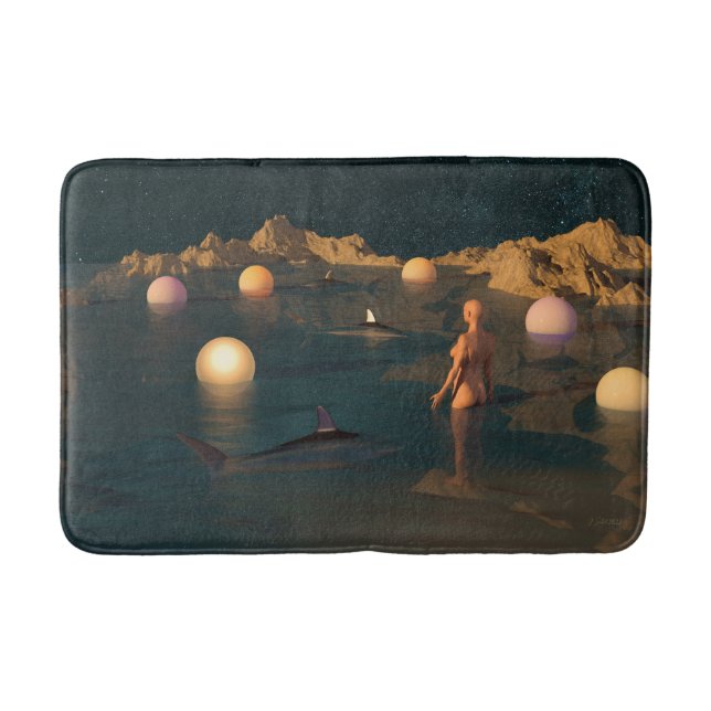 Tapis De Bain Baignade Nocturne (Devant)