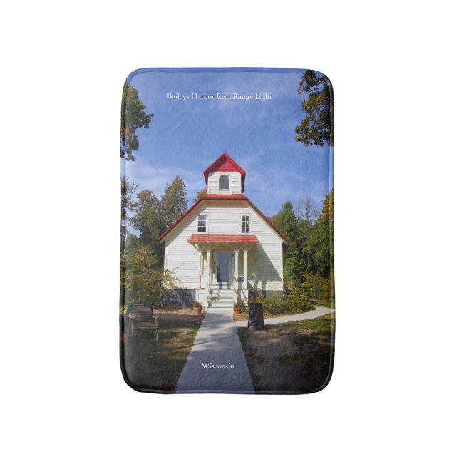 Tapis de bain Baileys Harbor Rear Range Light (Devant (Vertical))