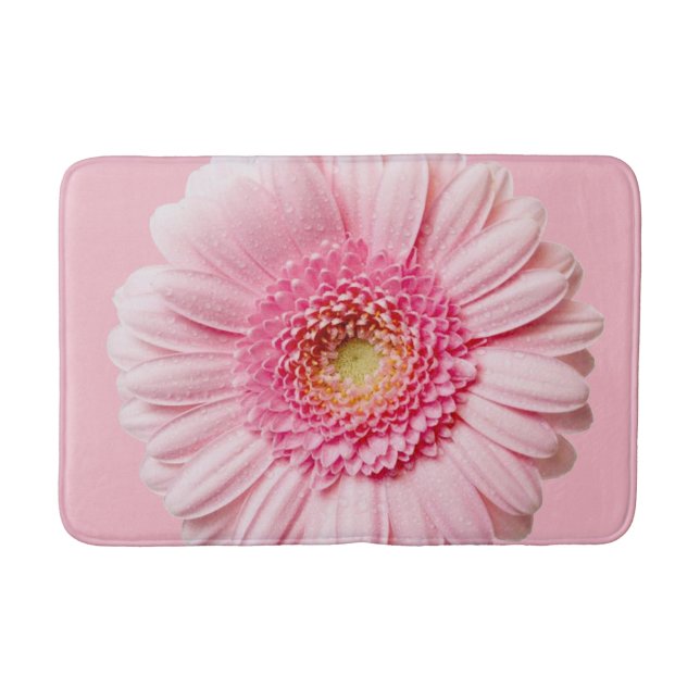 Tapis De Bain bain à fleur rose (Devant)