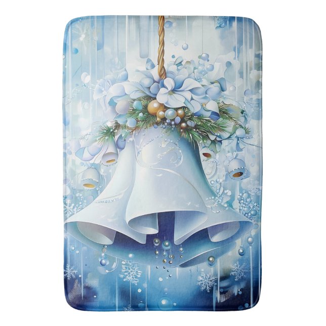 Tapis De Bain Bain bleu (devant Vertical)