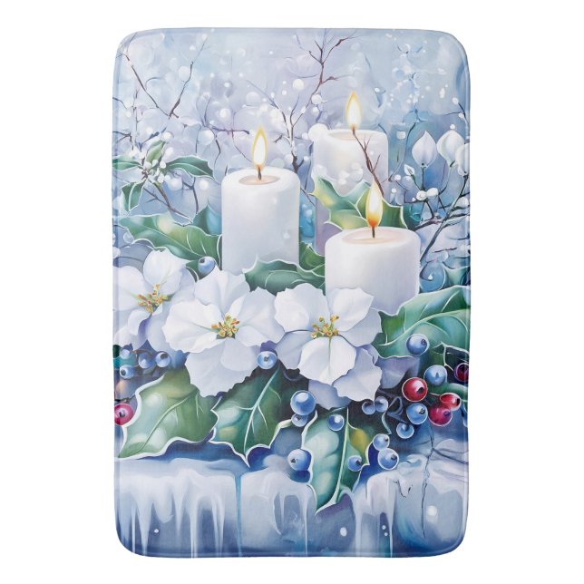 Tapis De Bain Bain bleu (devant Vertical)