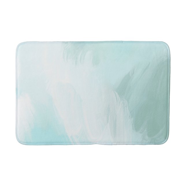 Tapis De Bain bain bleu océan (Devant)