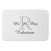 BAIN CHIC MAT_ " M. et Mme" BLACK/GRAY/WHITE