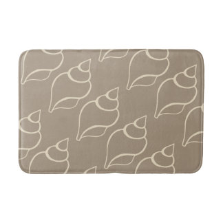 Tapis De Bain Bain de bain en coquillages beige
