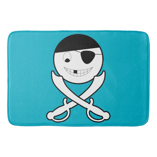 Tapis De Bain Bain de bain Jolly roger convivial (Devant)