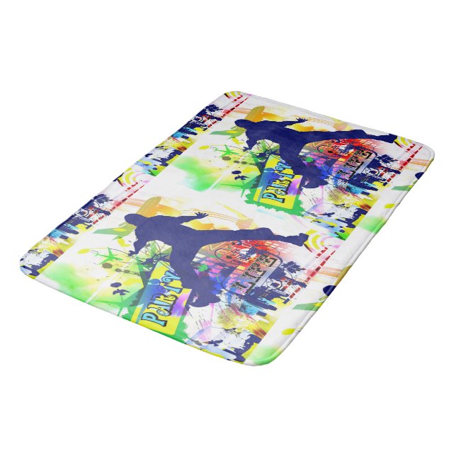 Tapis De Bain Bain de danse de la fête (Angle)