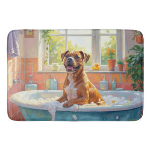 Tapis De Bain Bain de l'American Staffordshire Terrier Salle de
