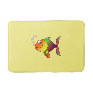 Tapis De Bain Bain de poisson mignon mat