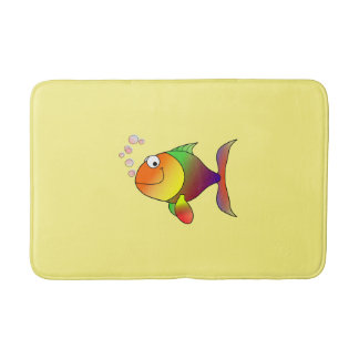 Tapis De Bain Bain de poisson mignon mat