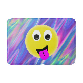 Tapis De Bain bain émoji hologramme