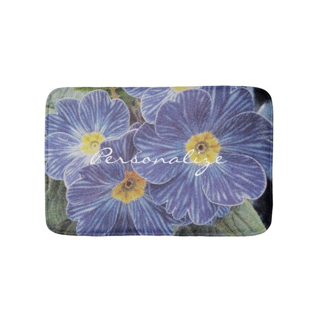 Tapis De Bain Bain floral antidérapant mat avec la photo de fleu (Devant)