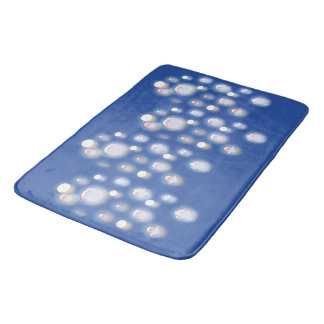 Tapis De Bain Bain Mat - Bulles sur Bleu foncé