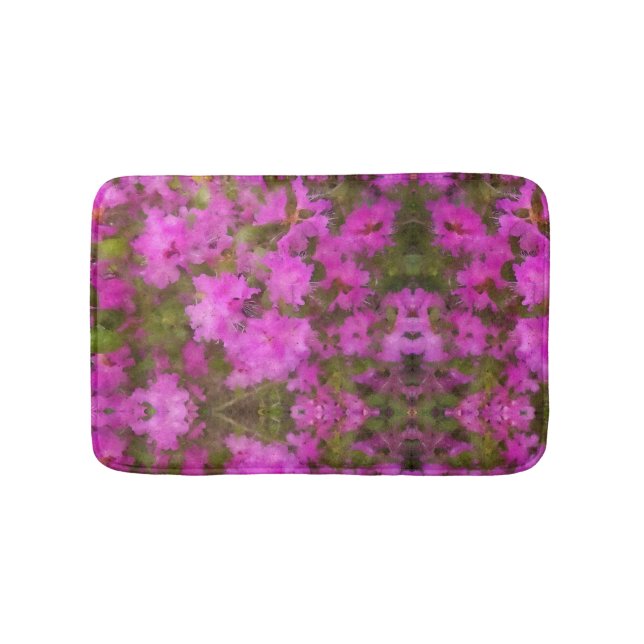 Tapis De Bain Bain Mat Rhododendrons violets (Devant)