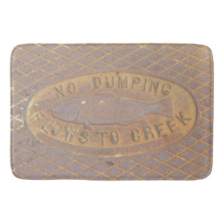 Tapis De Bain Bain Mat - Street Architecture Poisson