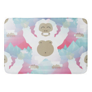 Tapis De Bain bain rose yeti