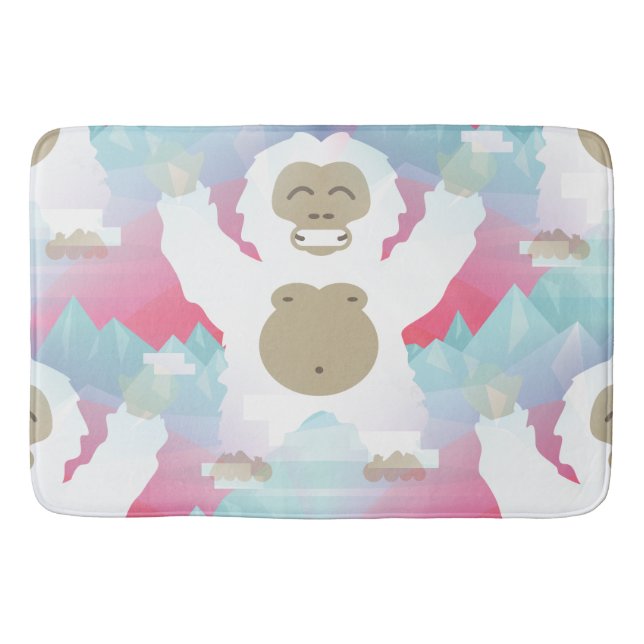 Tapis De Bain bain rose yeti (Devant)