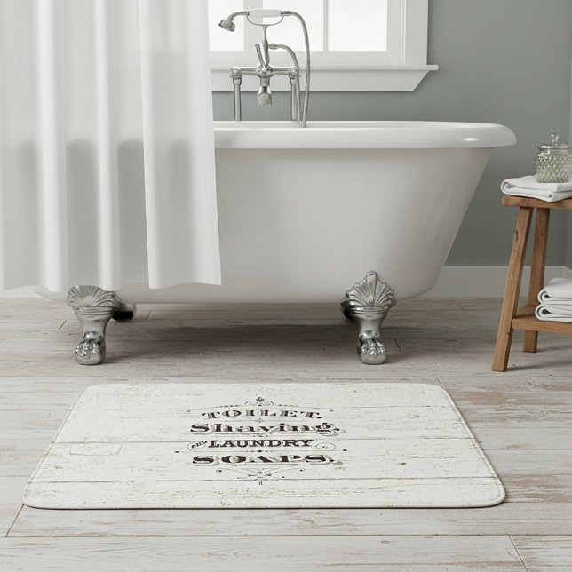 Tapis De Bain Bain Vintage, (Créateur téléchargé)