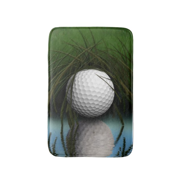 Tapis De Bain Bal de golf se cachant dans l'Humour sportif de l' (Devant (Vertical))