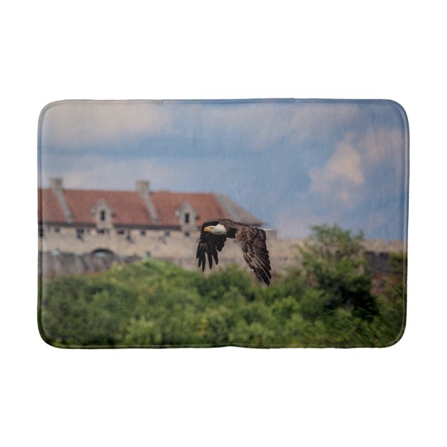 Tapis De Bain Bald Eagle passant par Fort Ticondérot (Devant)