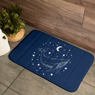 Tapis De Bain Baleine céleste