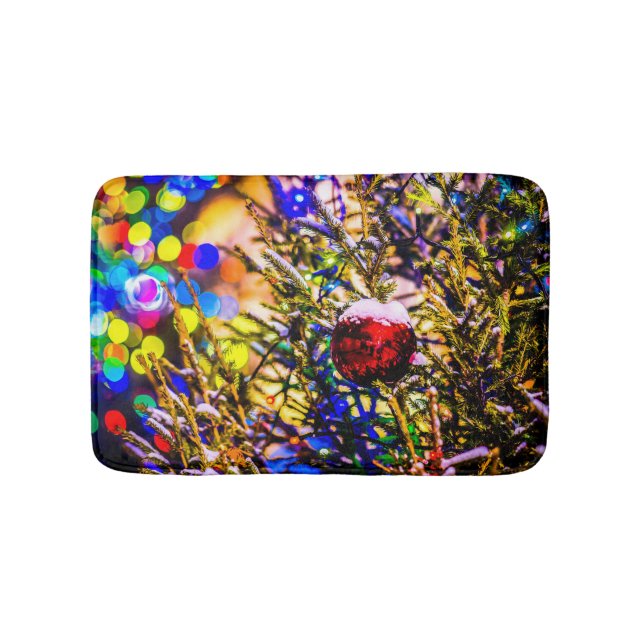 Tapis De Bain Ball rouge Noël (Devant)