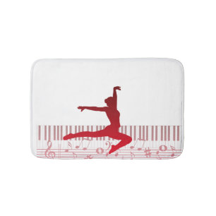 Tapis De Bain Ballet dancer sur clavier