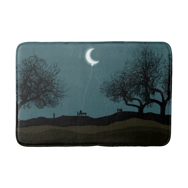 Tapis De Bain Ballons de lune (Devant)