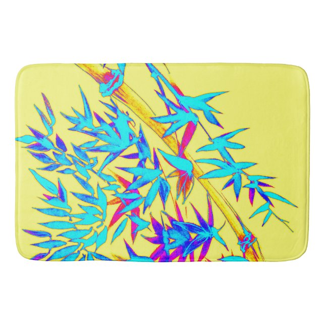 Tapis De Bain Bambou arc-en-ciel (Devant)