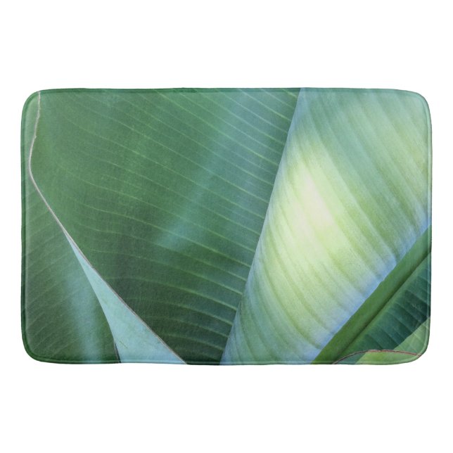 Tapis De Bain Banane Feuilles Abstrait 37 (Devant)