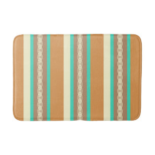 Tapis De Bain Bande d'auvent du milieu du siècle - bronzage & tu