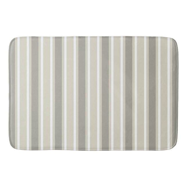 Tapis De Bain Bande de bonbons beige (Devant)