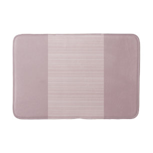 Tapis De Bain Bande horizontale mauve rose pâle