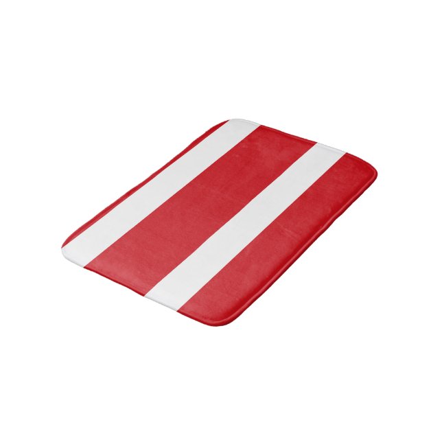 Tapis De Bain Bande rouge (Angle)