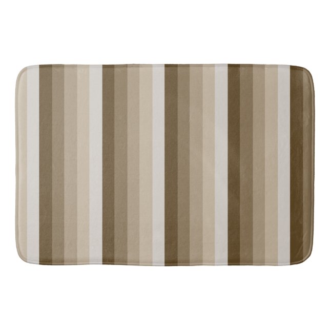 Tapis De Bain Bandes d'ombre Brown (Devant)