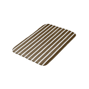 Tapis De Bain Bandes neutres de Pecan
