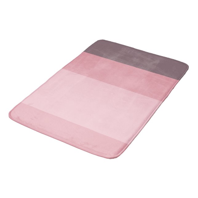Tapis De Bain Bandes roses et violettes (Angle)