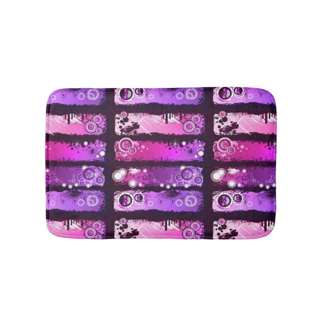 Tapis De Bain Bannière grunge 3 de musique de style (Devant)