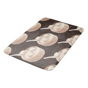 Tapis De Bain Bao Buns à vapeur avec thé