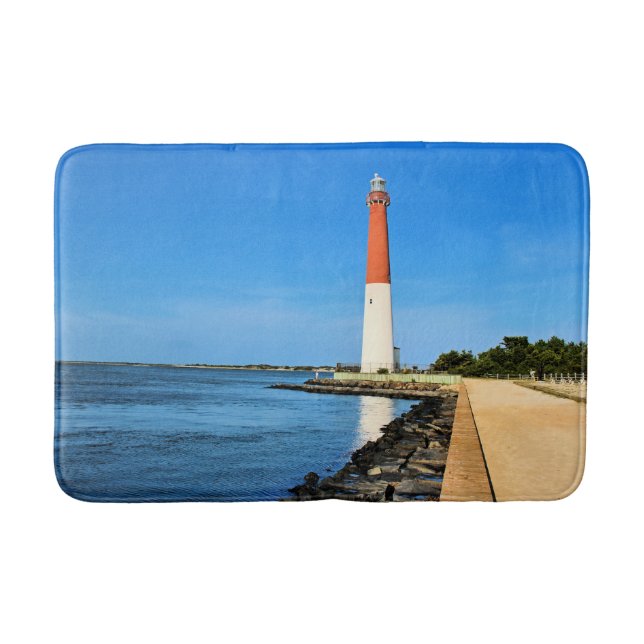 Tapis De Bain Barnegat Lighthouse, New Jersey Bath Mat (Devant)