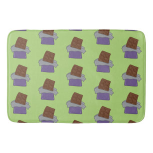 Tapis De Bain Bars à chocolat vert Pistachio
